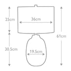Tischleuchte Chelsfield (goldfarben) 1x - Elstead Lighting