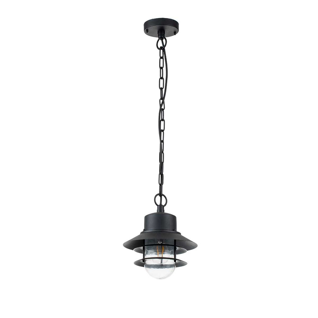 Außen-Pendelleuchte Copenhagen (schwarz) 1x - Elstead Lighting