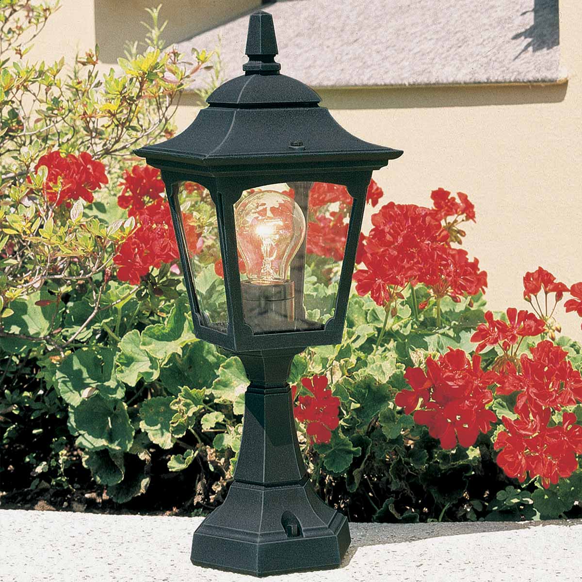 Außen-Sockelleuchte Chapel Mini (schwarz) 1x - Elstead Lighting