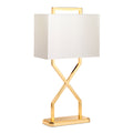 Tischleuchte Cross (Grün & Braun Glas) 1x - Elstead Lighting