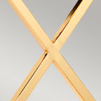 Tischleuchte Cross (Grün & Braun Glas) 1x - Elstead Lighting
