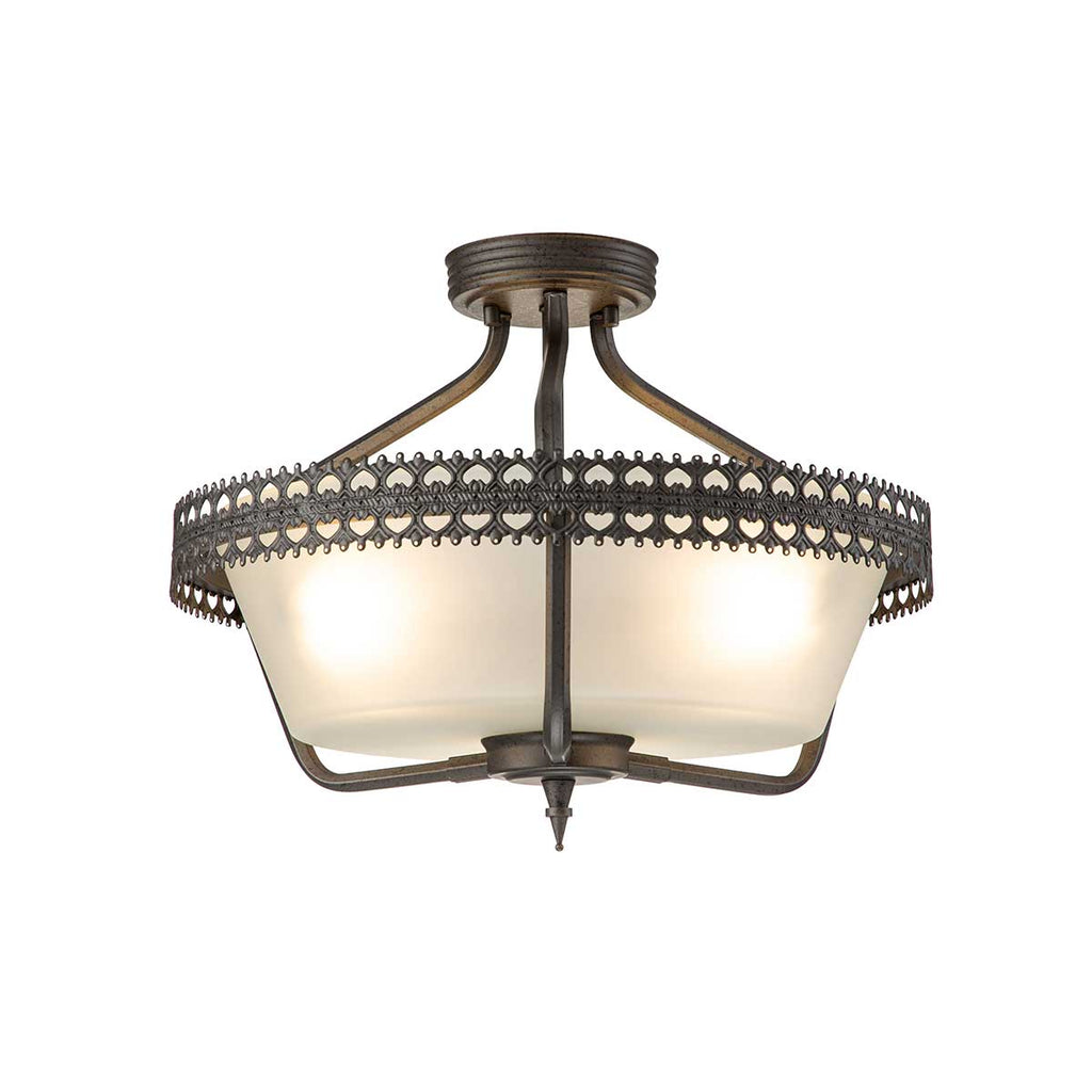 Deckenleuchte Crown (Iron Gate) 3x - Elstead Lighting