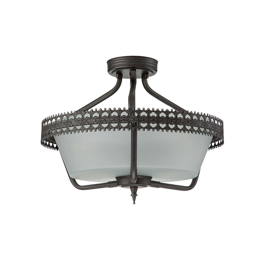 Deckenleuchte Crown (Iron Gate) 3x - Elstead Lighting