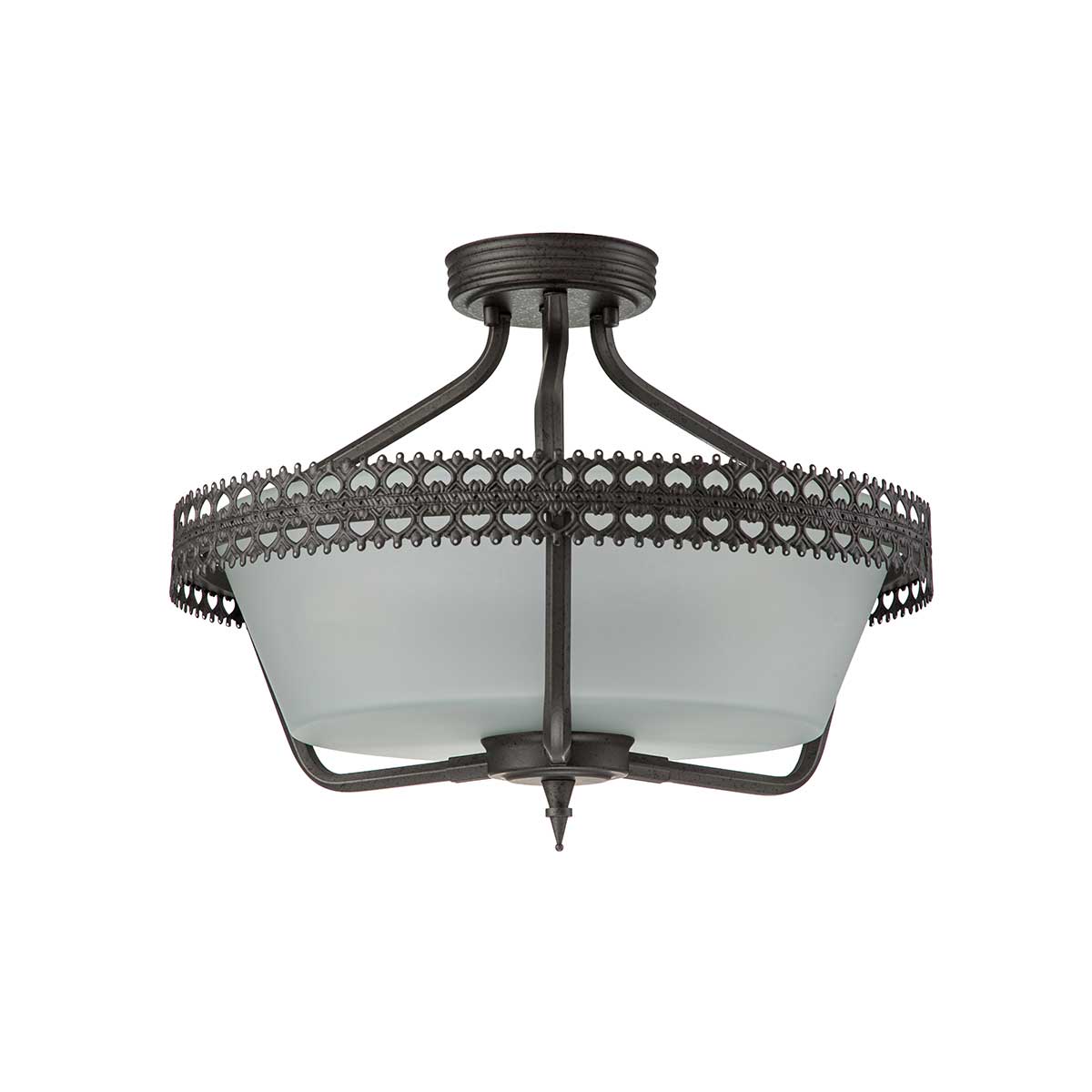 Deckenleuchte Crown (Iron Gate) 3x - Elstead Lighting