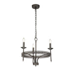 Pendelleuchte Crown (Iron Gate) 3x - Elstead Lighting