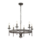 Pendelleuchte Crown (Iron Gate) 6x - Elstead Lighting