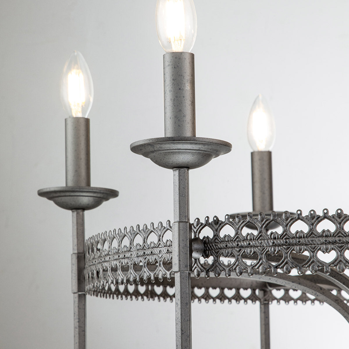 Pendelleuchte Crown (Iron Gate) 6x - Elstead Lighting