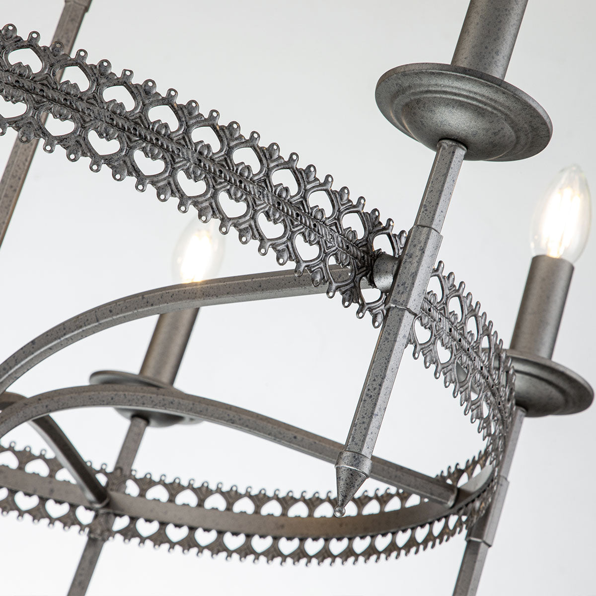 Pendelleuchte Crown (Iron Gate) 6x - Elstead Lighting