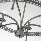 Pendelleuchte Crown (Iron Gate) 6x - Elstead Lighting