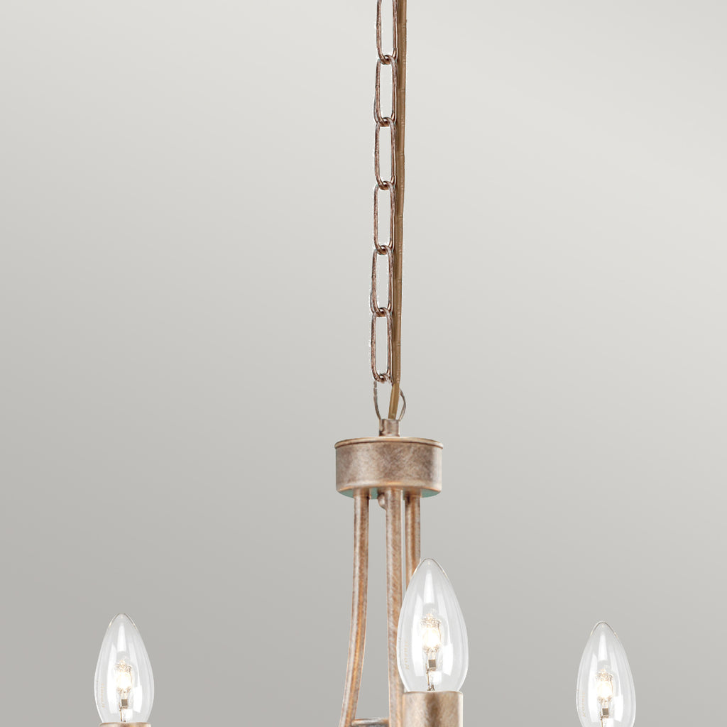 Pendelleuchte Christina (goldfarben) 3x - Elstead Lighting