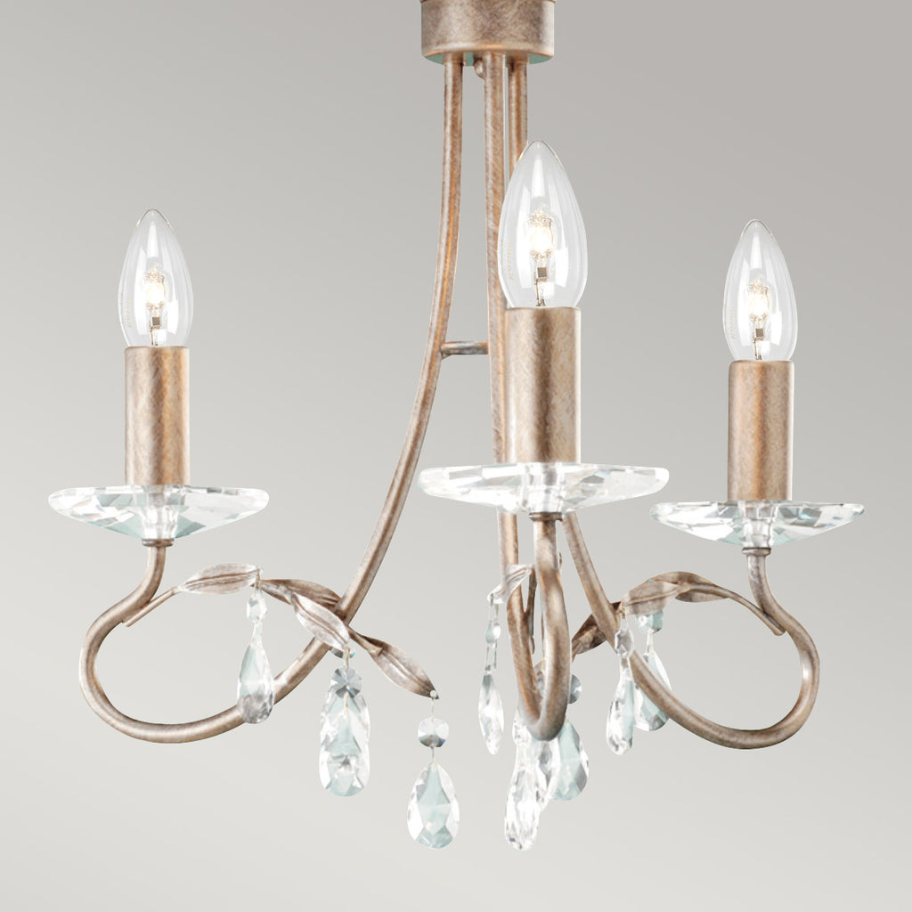 Pendelleuchte Christina (goldfarben) 3x - Elstead Lighting