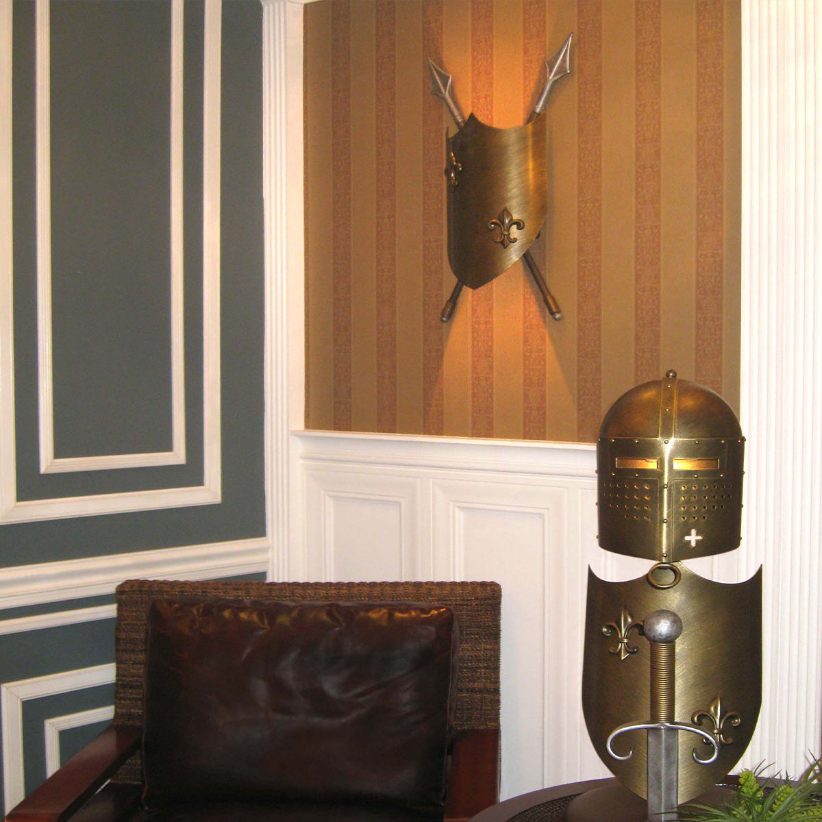 Wandleuchte Crusader (verchromt) 2x - Elstead Lighting