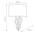 Wandleuchte Curtis (messingfarben) 2x - Elstead Lighting