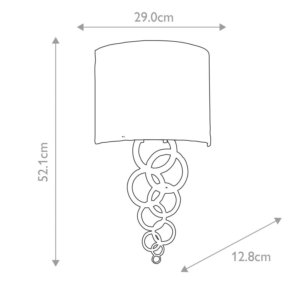 Wandleuchte Curtis (bronzefarben) 1x - Elstead Lighting