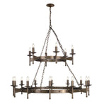 Pendelleuchte Cromwell (bronzefarben) 18x - Elstead Lighting