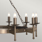 Pendelleuchte Cromwell (bronzefarben) 18x - Elstead Lighting
