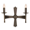 Wandleuchte Cromwell (schwarz) 2x - Elstead Lighting
