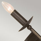 Wandleuchte Cromwell (schwarz) 2x - Elstead Lighting