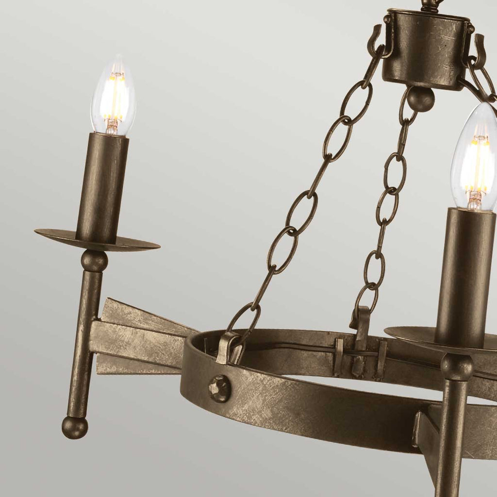 Pendelleuchte Cromwell (bronzefarben) 3x - Elstead Lighting