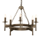 Pendelleuchte Cromwell (bronzefarben) 5x - Elstead Lighting