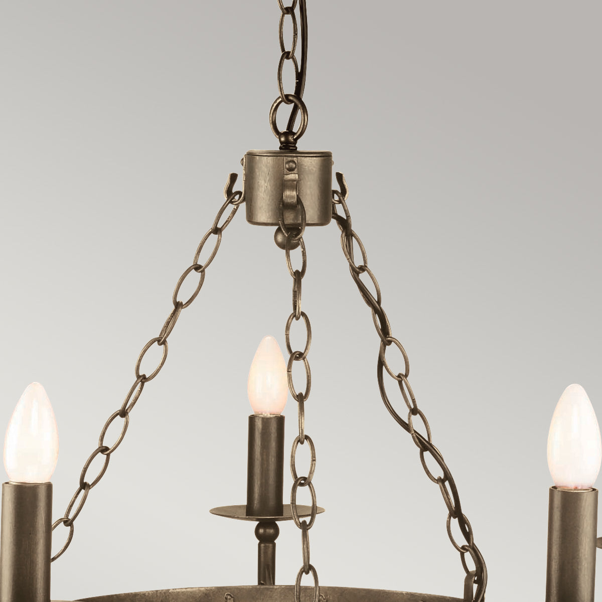 Pendelleuchte Cromwell (bronzefarben) 5x - Elstead Lighting