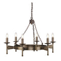 Pendelleuchte Cromwell (bronzefarben) 6x - Elstead Lighting