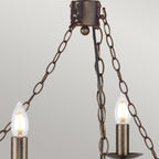 Pendelleuchte Cromwell (bronzefarben) 6x - Elstead Lighting