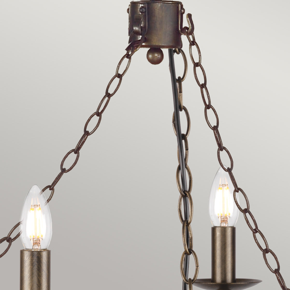 Pendelleuchte Cromwell (bronzefarben) 6x - Elstead Lighting