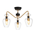 Deckenleuchte Armand (schwarz) 3x - Elstead Lighting