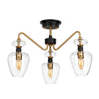 Deckenleuchte Armand (schwarz) 3x - Elstead Lighting