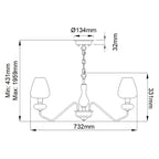 Pendelleuchte Armand (schwarz) 3x - Elstead Lighting