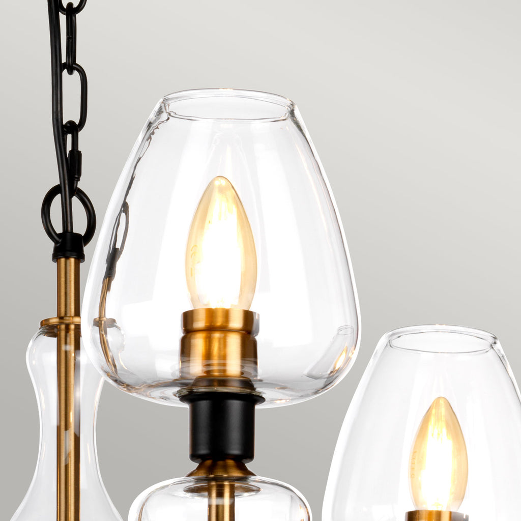 Pendelleuchte Armand (schwarz) 3x - Elstead Lighting