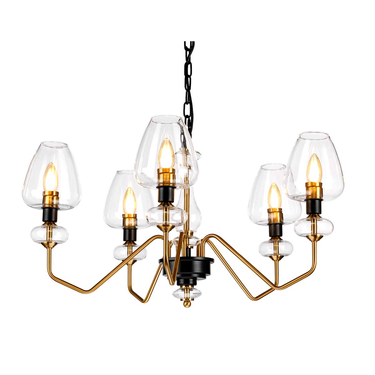 Pendelleuchte Armand (schwarz) 5x - Elstead Lighting
