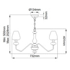 Pendelleuchte Armand (schwarz) 5x - Elstead Lighting