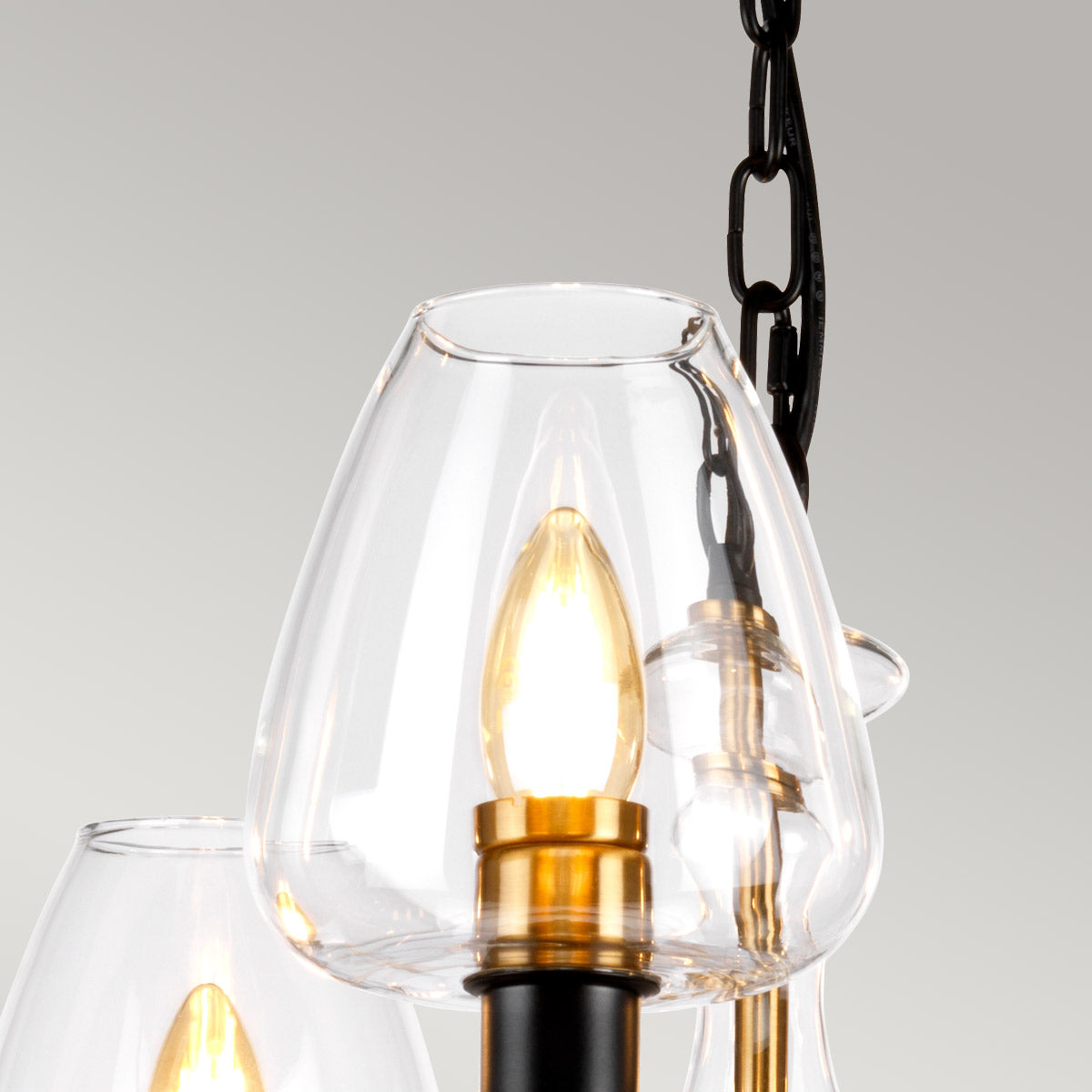 Pendelleuchte Armand (schwarz) 5x - Elstead Lighting