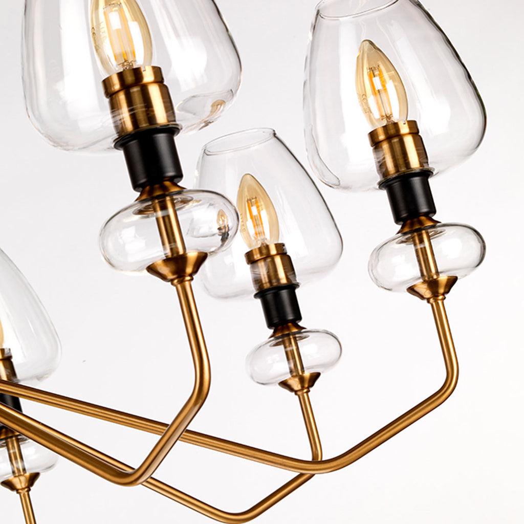 Pendelleuchte Armand (schwarz) 8x - Elstead Lighting