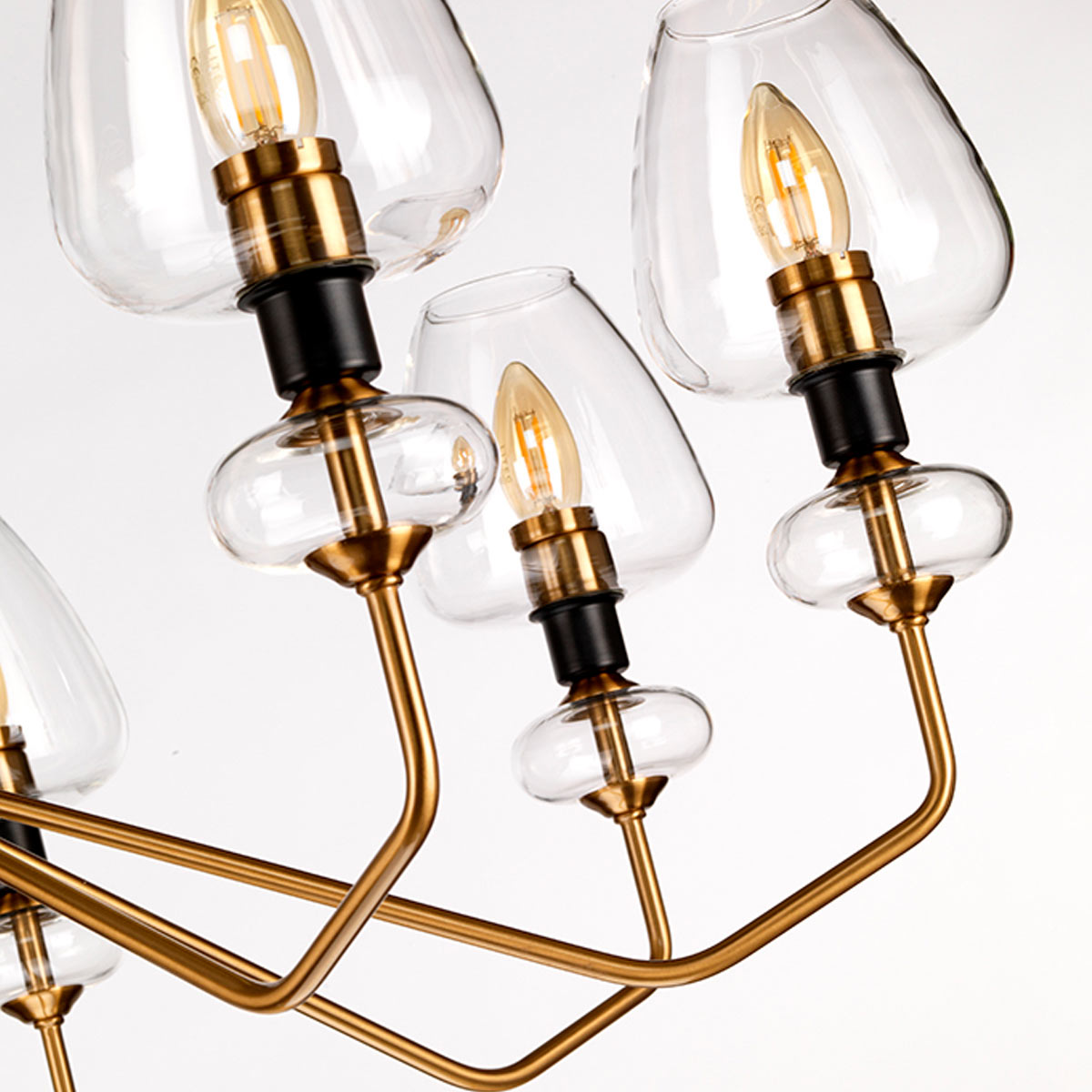 Pendelleuchte Armand (schwarz) 8x - Elstead Lighting