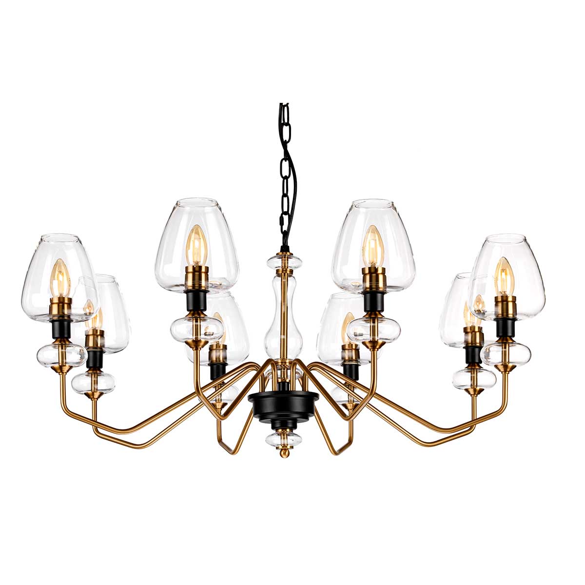 Pendelleuchte Armand (schwarz) 8x - Elstead Lighting