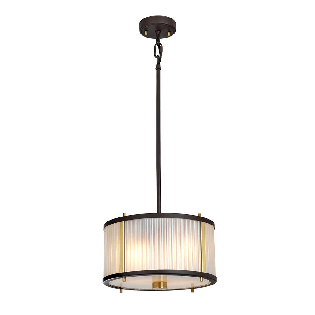 Pendelleuchte Corona (bronzefarben) 2x - Elstead Lighting
