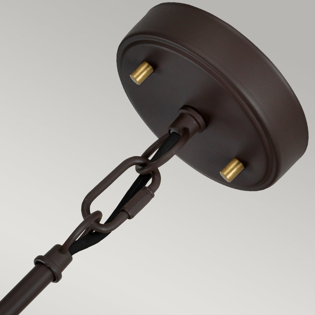 Pendelleuchte Corona (bronzefarben) 2x - Elstead Lighting