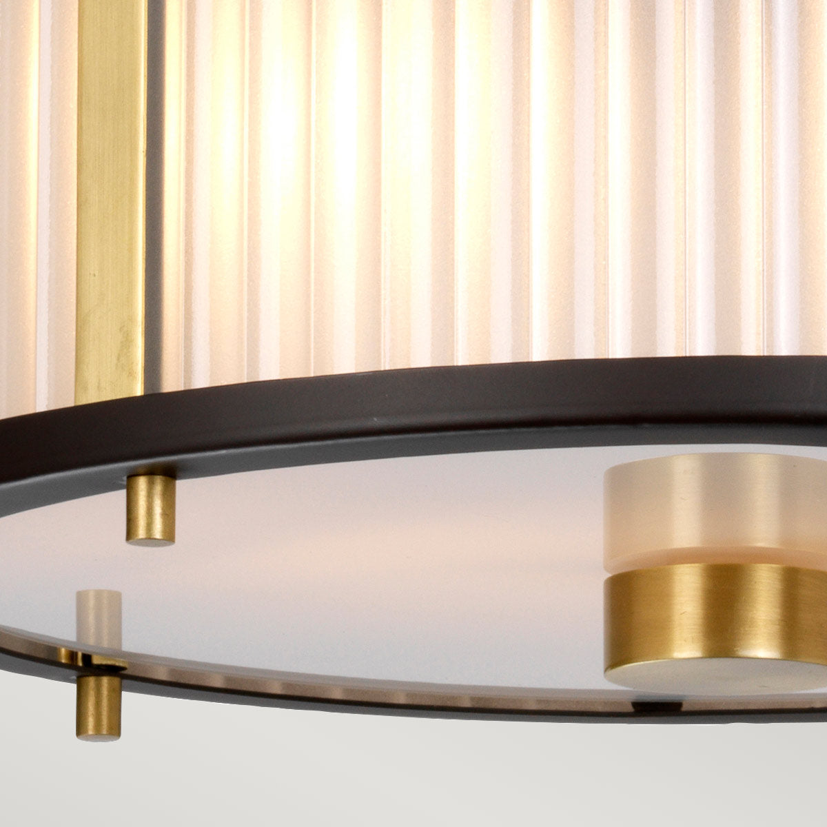 Pendelleuchte Corona (bronzefarben) 2x - Elstead Lighting