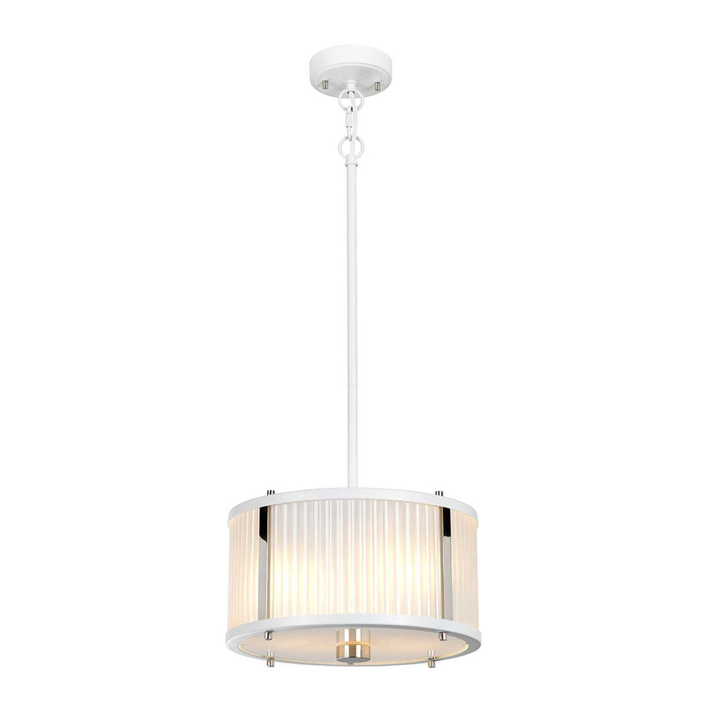 Pendelleuchte Corona (weiß) 2x - Elstead Lighting
