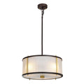 Pendelleuchte Corona (bronzefarben) 3x - Elstead Lighting