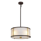 Pendelleuchte Corona (bronzefarben) 3x - Elstead Lighting