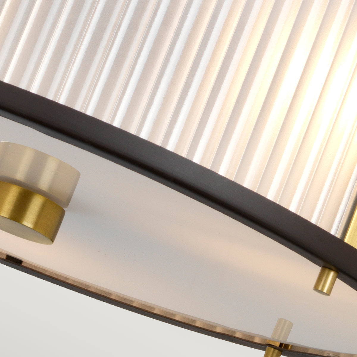 Pendelleuchte Corona (bronzefarben) 3x - Elstead Lighting
