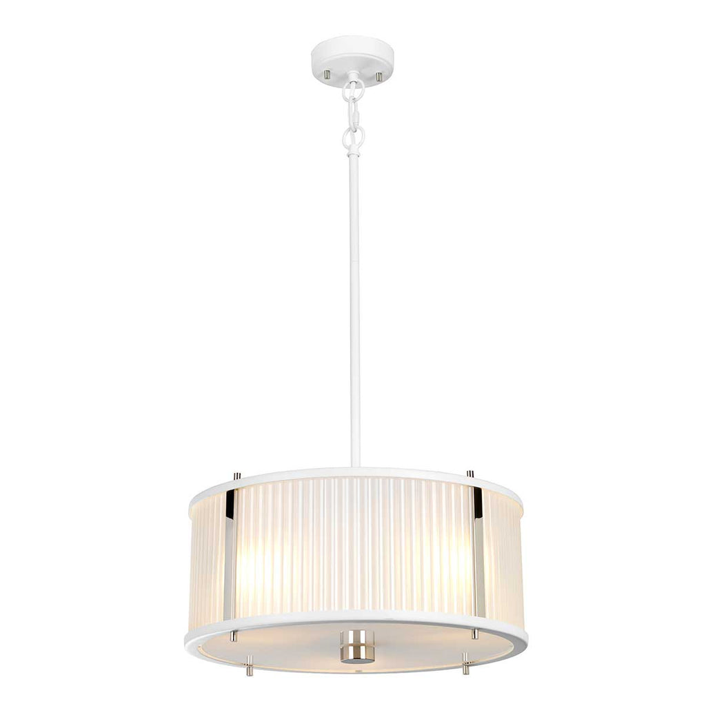 Pendelleuchte Corona (weiß) 3x - Elstead Lighting