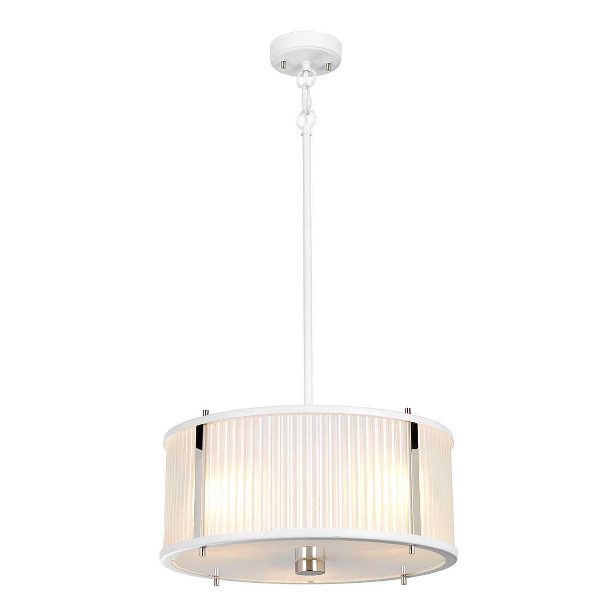 Pendelleuchte Corona (weiß) 3x - Elstead Lighting