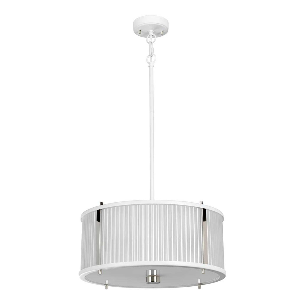Pendelleuchte Corona (weiß) 3x - Elstead Lighting