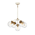 Pendelleuchte Cosmos (messingfarben) 5x - Elstead Lighting