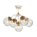 Pendelleuchte Cosmos (messingfarben) 5x - Elstead Lighting